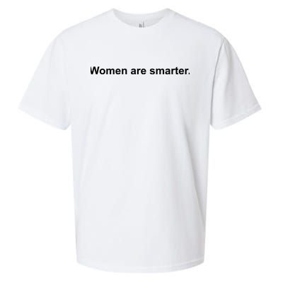 Women Are Smarter Sueded Cloud Jersey T-Shirt