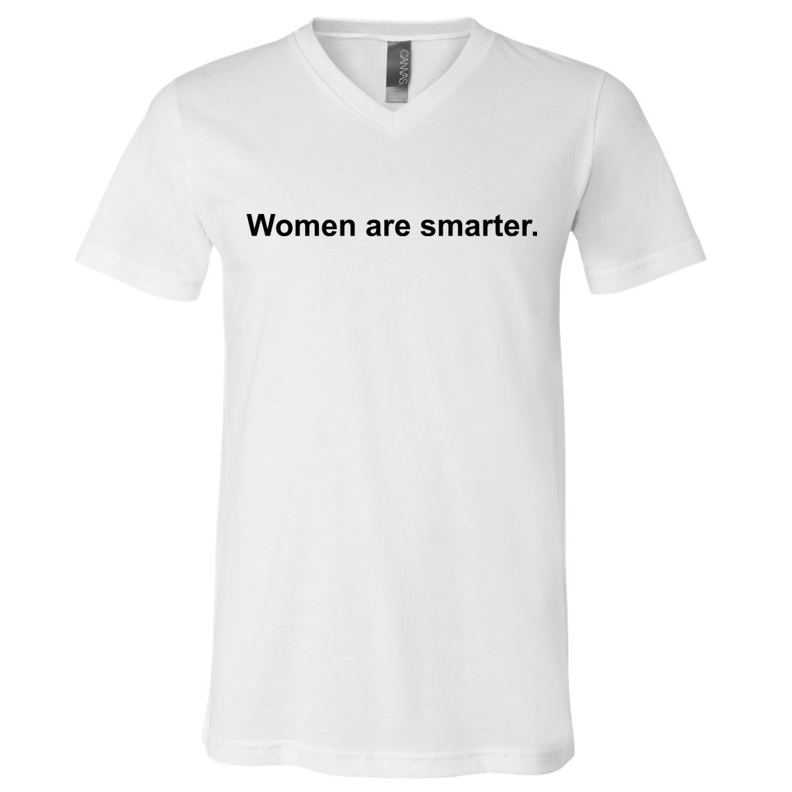 Women Are Smarter V-Neck T-Shirt
