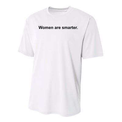 Women Are Smarter Performance Sprint T-Shirt