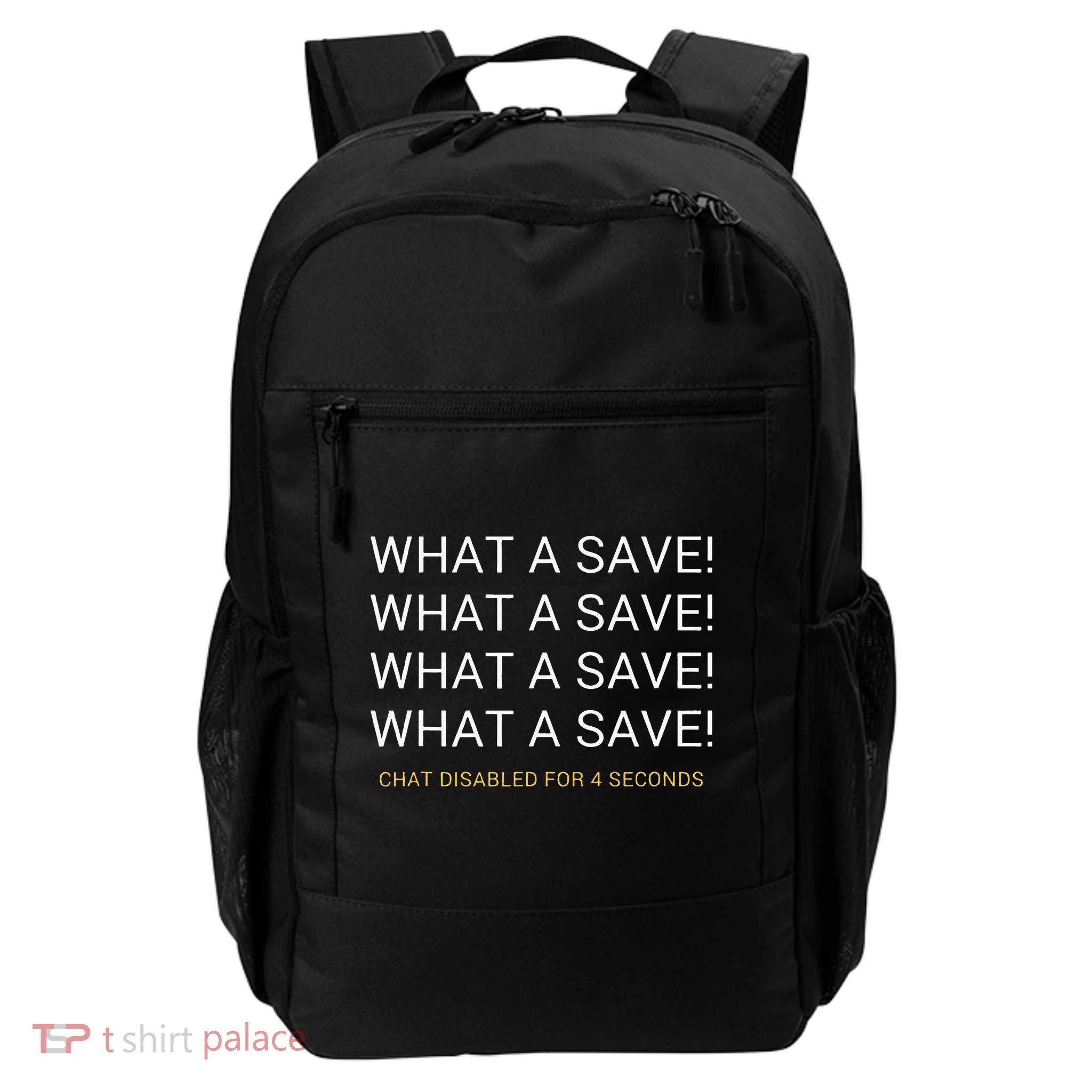 What A Save Chat Disabled Rocket Soccer Game Daily Commute Backpack