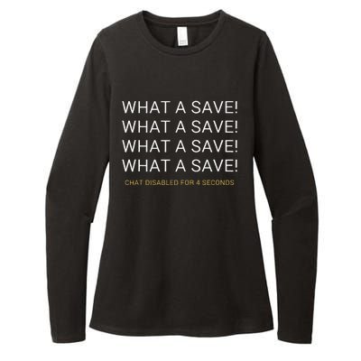 What A Save Chat Disabled Rocket Soccer Game Womens CVC Long Sleeve Shirt