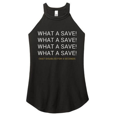 What A Save Chat Disabled Rocket Soccer Game Women’s Perfect Tri Rocker Tank