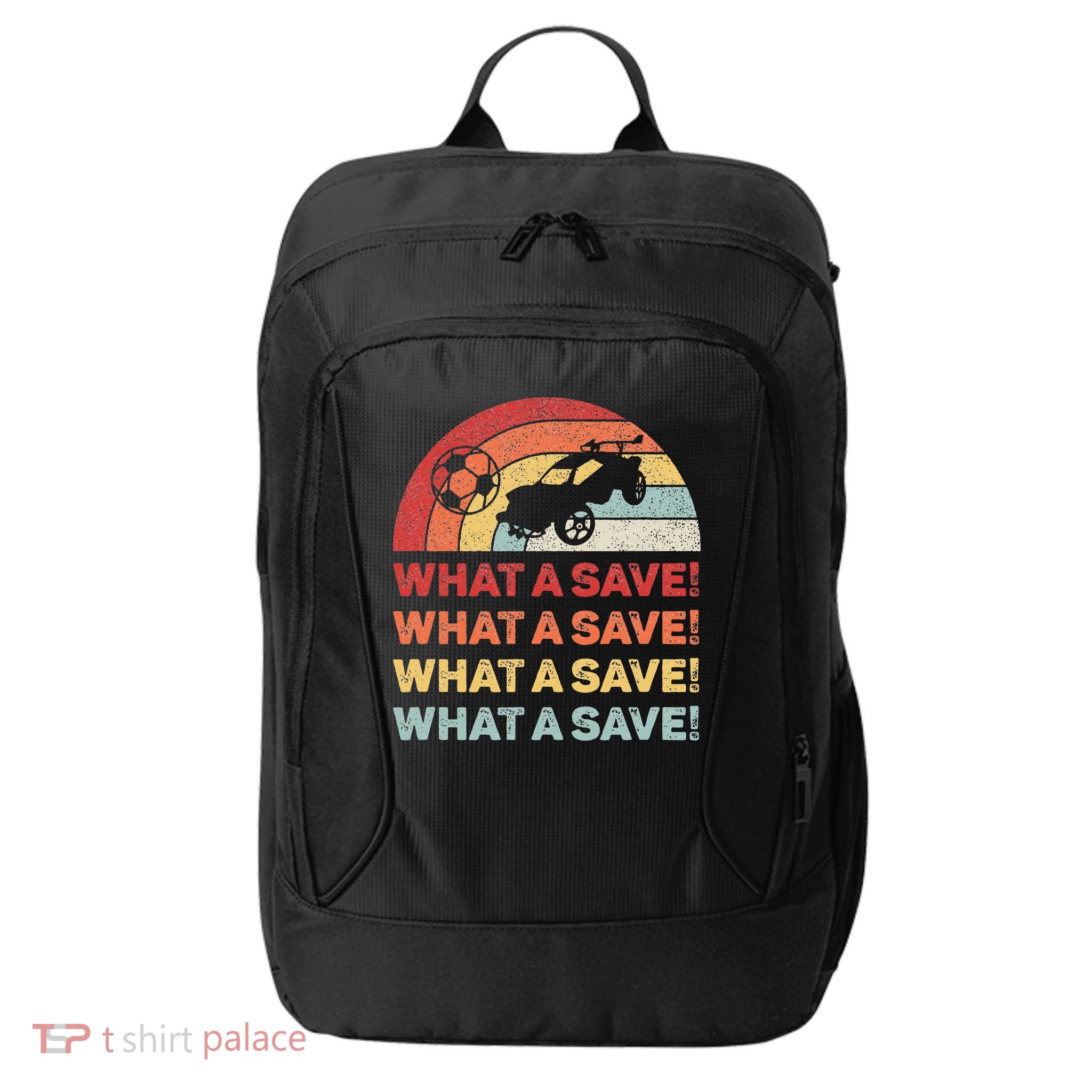 What A Save Rocket Soccer Car League City Backpack