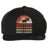 What A Save Rocket Soccer Car League Wool Snapback Cap