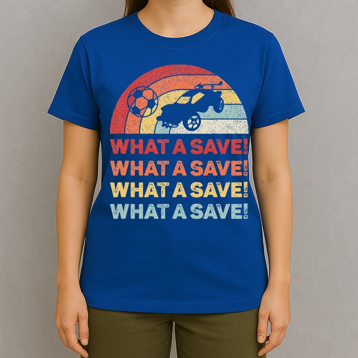 What A Save Rocket Soccer Car League T-Shirt