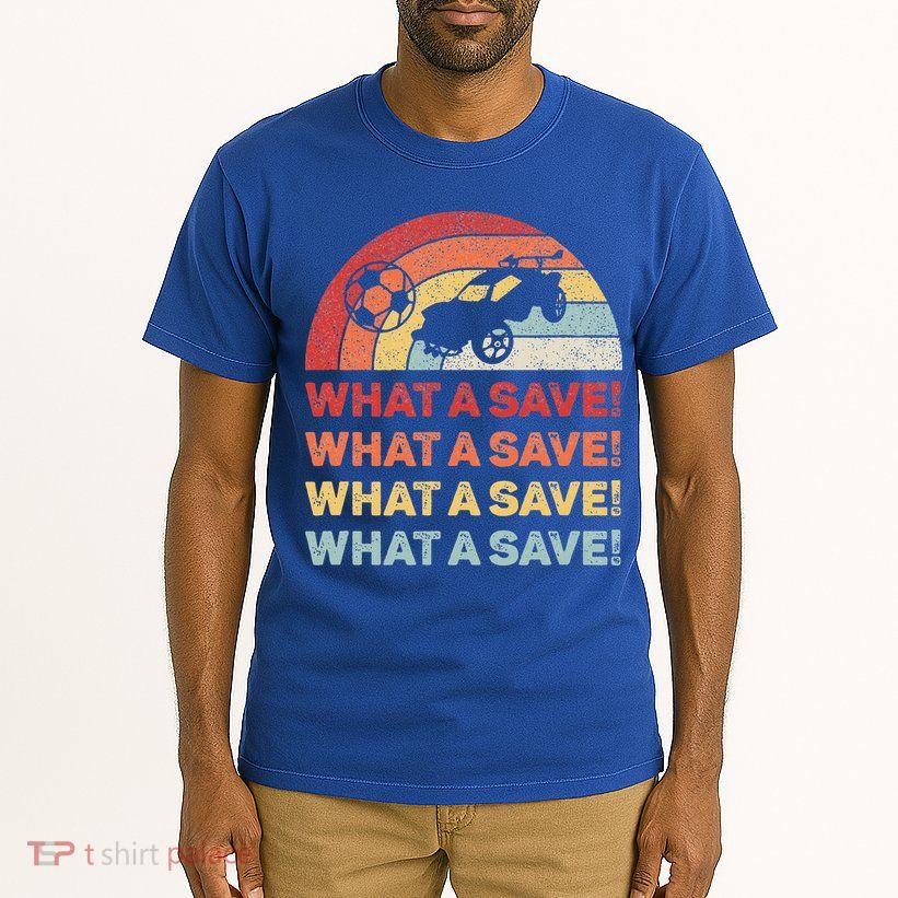 What A Save Rocket Soccer Car League Tall T-Shirt