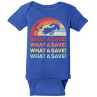 What A Save Rocket Soccer Car League Baby Bodysuit