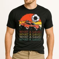 What A Save Retro Rocket Soccer Car Cooling Performance Crew T-Shirt