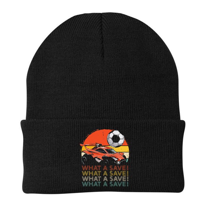 What A Save Retro Rocket Soccer Car Beanie