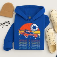 What A Save Retro Rocket Soccer Car Hoodie