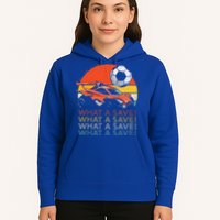 What A Save Retro Rocket Soccer Car Hoodie