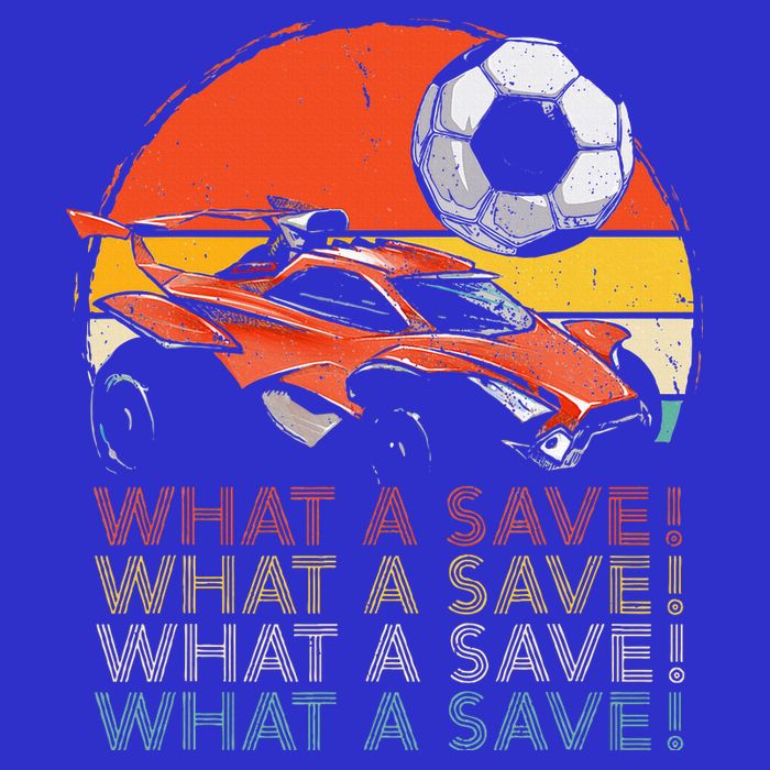 What A Save Retro Rocket Soccer Car Sweatshirt