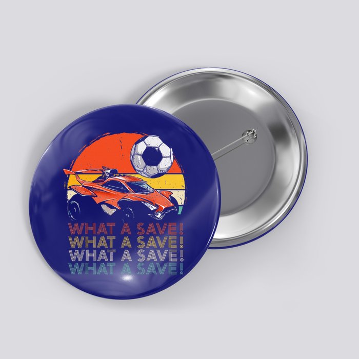 What A Save Retro Rocket Soccer Car Button