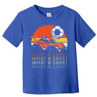 What A Save Retro Rocket Soccer Car Toddler T-Shirt