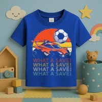 What A Save Retro Rocket Soccer Car Toddler T-Shirt