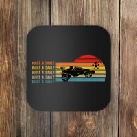 What A Save Vintage Retro Rocket Soccer Car League Coaster