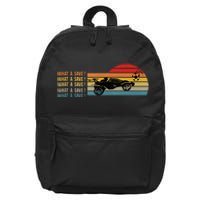 What A Save Vintage Retro Rocket Soccer Car League 16 in Basic Backpack