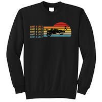 What A Save Vintage Retro Rocket Soccer Car League Tall Sweatshirt