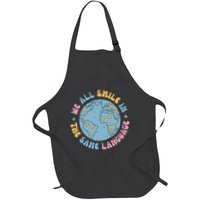 We All Smile In The Same Language Funny Esl Teacher Full-Length Apron With Pockets