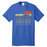 What A Save Vintage Retro Rocket Soccer Car League Tall T-Shirt