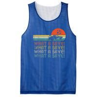 What A Save Vintage Retro Rocket Soccer Car League Mesh Reversible Basketball Jersey Tank