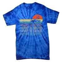 What A Save Vintage Retro Rocket Soccer Car League Tie-Dye T-Shirt