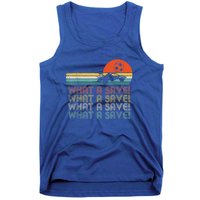 What A Save Vintage Retro Rocket Soccer Car League Tank Top