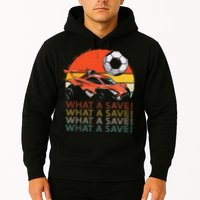 What A Save Vintage Retro Rocket Soccer Car Hoodie