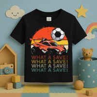 What A Save Vintage Retro Rocket Soccer Car Toddler T-Shirt