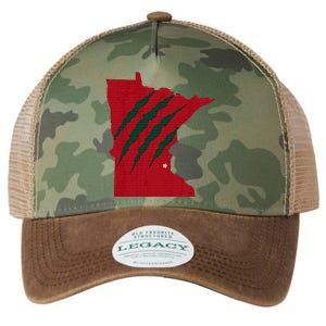 Wild Animal Scratches Through Minnesota Legacy Tie Dye Trucker Hat