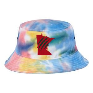 Wild Animal Scratches Through Minnesota Tie Dye Newport Bucket Hat