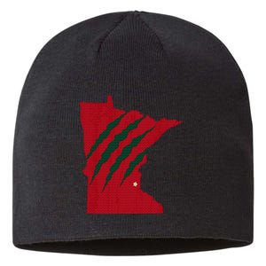 Wild Animal Scratches Through Minnesota Sustainable Beanie