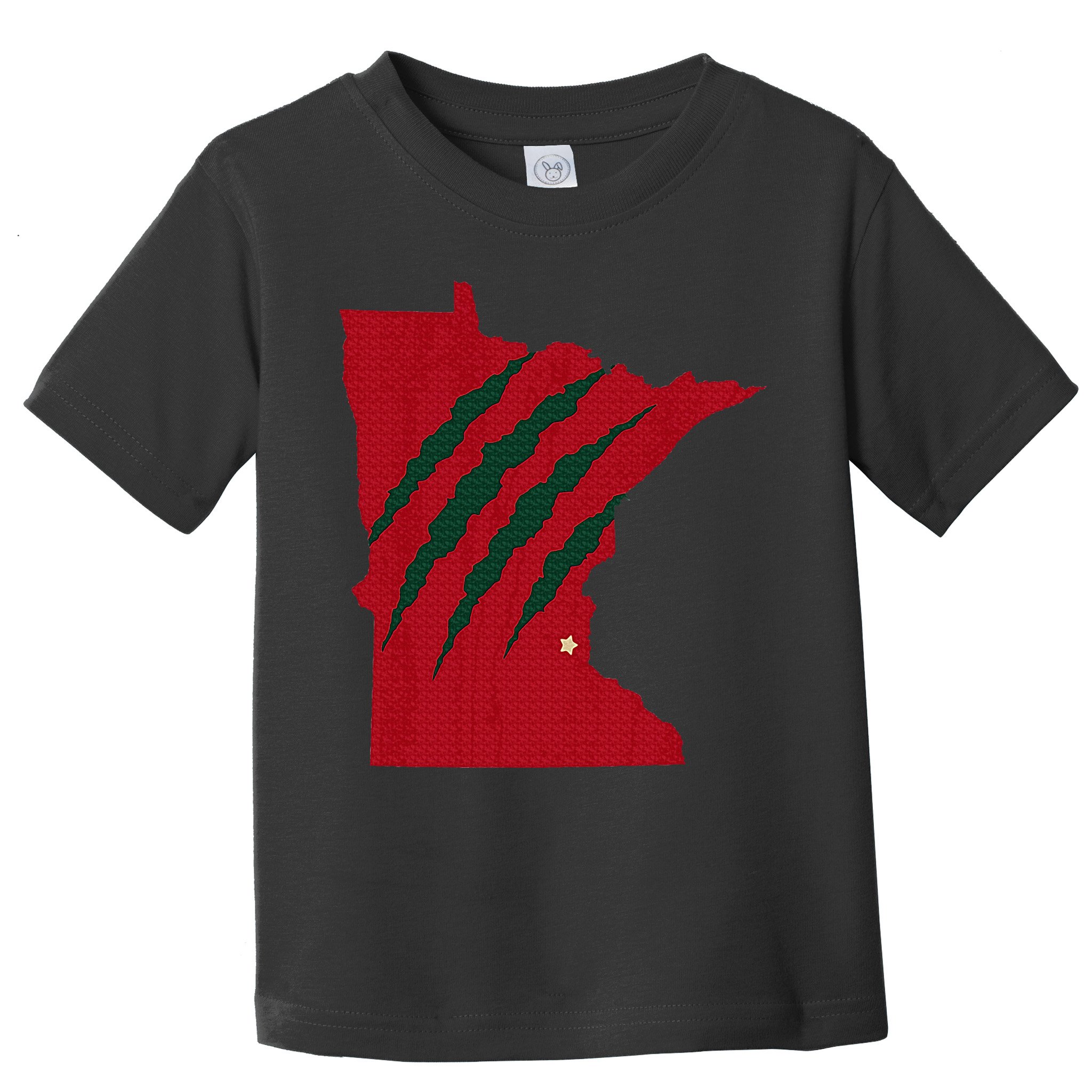 Wild Animal Scratches Through Minnesota Toddler T-Shirt