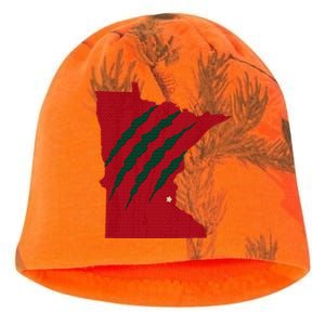 Wild Animal Scratches Through Minnesota Kati - Camo Knit Beanie