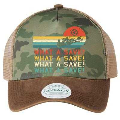 What A Save Vintage Retro Rocket Soccer Car League Legacy Tie Dye Trucker Hat