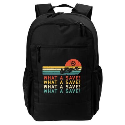What A Save Vintage Retro Rocket Soccer Car League Backpack