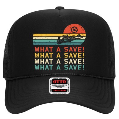 What A Save Vintage Retro Rocket Soccer Car League Trucker Hat