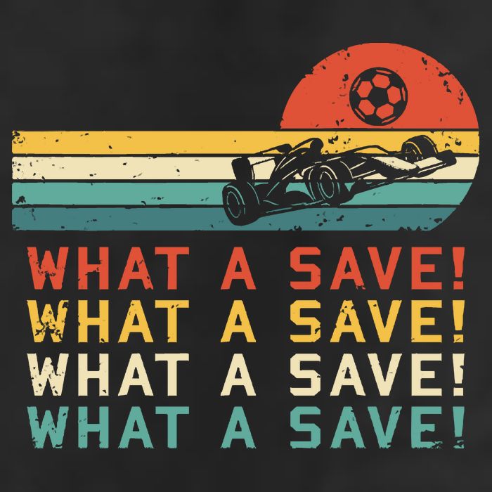 What A Save Vintage Retro Rocket Soccer Car League Hat