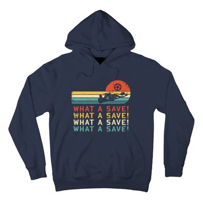 What A Save Vintage Retro Rocket Soccer Car League Hoodie