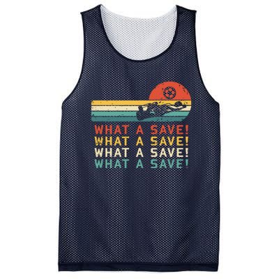 What A Save Vintage Retro Rocket Soccer Car League Mesh Reversible Basketball Jersey Tank