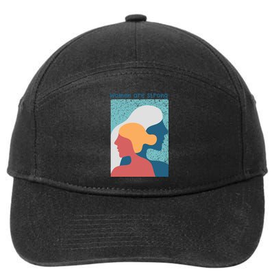 Women Are Strong 7-Panel Snapback Hat