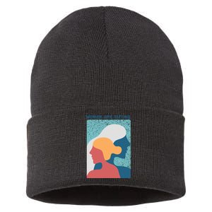 Women Are Strong Sustainable Knit Beanie