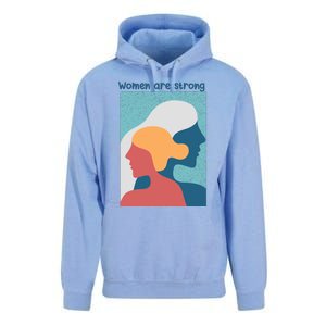 Women Are Strong Unisex Surf Hoodie