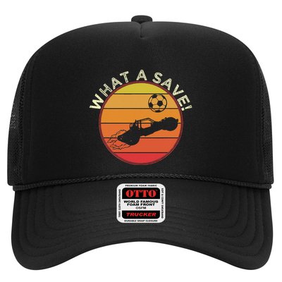 What A Save Vintage Rocket Soccer Car League Trucker Hat