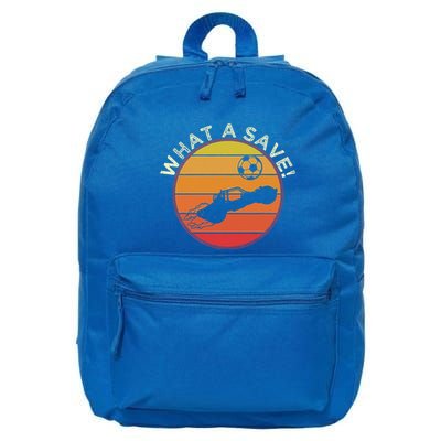 What A Save Vintage Rocket Soccer Car League 16 in Basic Backpack