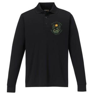 Wise As Serpents Innocent As Doves Christian Performance Long Sleeve Polo