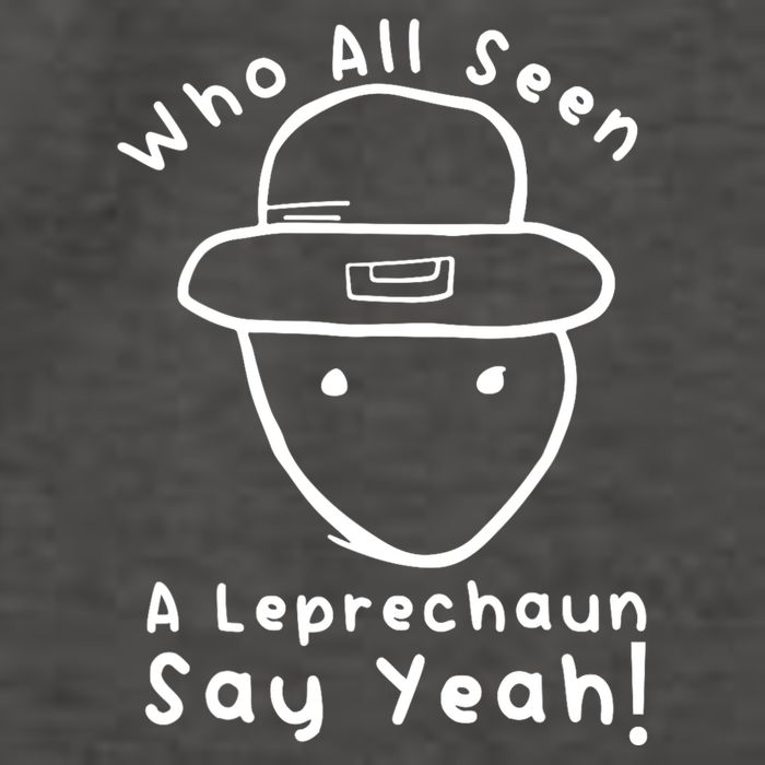 Who All Seen A Leprechaun Sketch Funny St PatrickS Day Vector Backpack