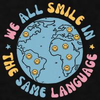 We All Smile In The Same Language Funny Esl Teacher Ladies PosiCharge Tri-Blend Wicking Tank