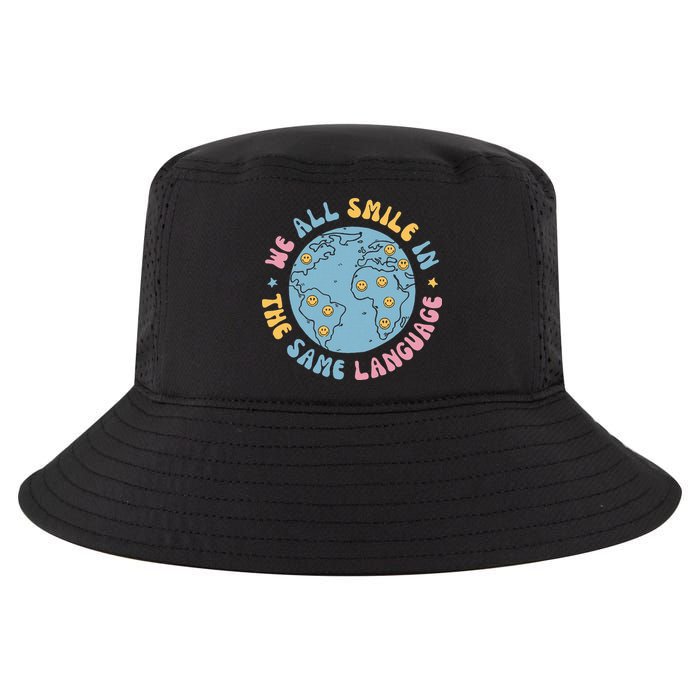 We All Smile In The Same Language Funny Esl Teacher Cool Comfort Performance Bucket Hat