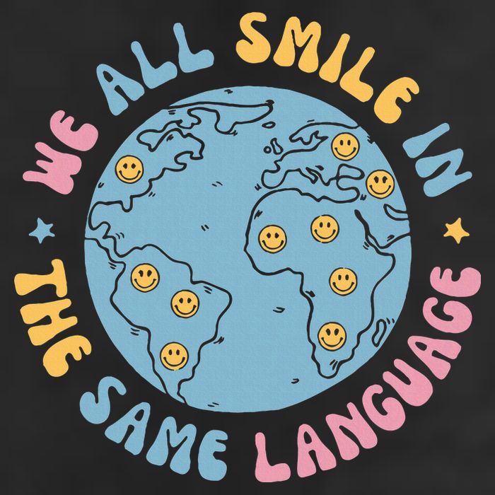 We All Smile In The Same Language Funny Esl Teacher Cool Comfort Performance Bucket Hat